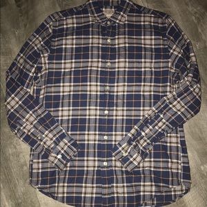 J. Crew factory mid weight flannel shirt